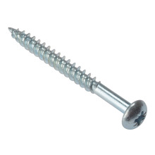 General Purpose Pozi Compatible Screw Round Head TT ZP 1in x 10 Box 200
