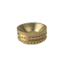 Screw Cup Sockets Solid Brass Polished No. 8 Bag 100