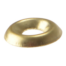 Screw Cup Washers Solid Brass Polished No.10 Bag 200