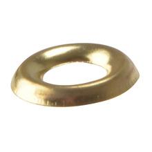 Screw Cup Washers Solid Brass Polished No.8 Bag 200