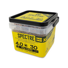 Spectre™ PZ Compatible Wood Screw CSK ZYP 4.0 x 30mm Tub 1400
