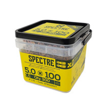 Spectre™ PZ Compatible Wood Screw CSK ZYP 5.0 x 100mm Tub 300