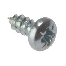 Self-Tapping Screw Pozi Compatible Pan Head ZP 1/2in x 6 Box 200