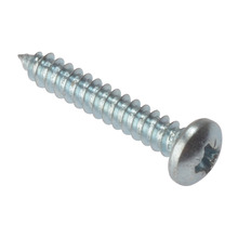 Self-Tapping Screw Pozi Compatible Pan Head ZP 5/8in x 8 Box 200