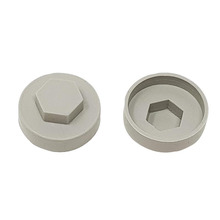 TechFast Cover Cap Goosewing Grey 16mm (Pack 100)