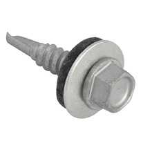 TechFast Hex Head Roofing Screw Self-Drill Light Section 5.5 x 25mm Pack 100