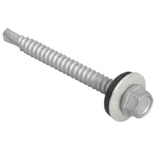 TechFast Hex Head Roofing Screw Self-Drill Light Section 5.5 x 57mm Pack 50