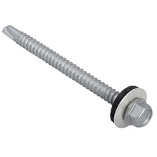 TechFast Hex Head Roofing Screw Self-Drill Light Section 5.5 x 70mm Pack 50