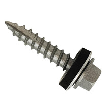 TechFast Metal Roofing to Timber Hex Screw T17 Gash Point 6.3 x 80mm Box 100