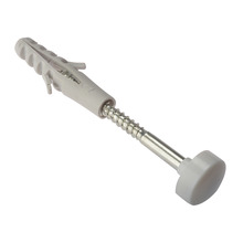 ForgeFix FORWCFK680 W.C. Fixing Kit White Cap M6 x 80mm (1 Pair)