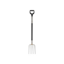 Ergonomic Garden Fork Grey