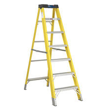 Fibreglass Step Ladder 6-Tread - EN 131