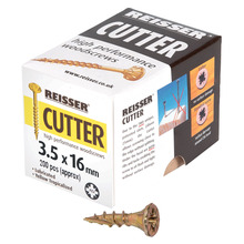 Reisser Cutter Yellow Countersunk Pozi Screws 3.5mm X 16mm (Box Of 200)