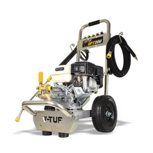 V-TUF GPT200 Industrial 6.5HP Petrol Pressure Washer with GP200 Honda Engine - 2755psi, 190Bar, 12L/min PUMP - Stainless Steel Frame