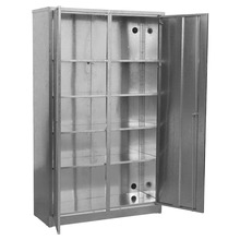 4-Shelf Galvanized Steel Floor Cabinet - Extra-Wide