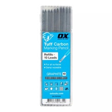 OX Tuff Carbon Refills Graphite Lead - 10 Pack