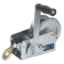 Sealey GWW2000M Geared Hand Winch with Webbing Strap 900kg Capacity