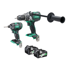 HiKOKI HIKKC18DPLJA KC18DPLJAZ Twin Pack 18V 2 x Multi Volt Li-ion