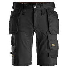 Snickers AW Stretch Shorts HP Black Size: 56