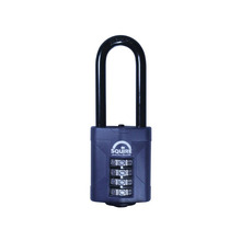 Squire HSQCP5025 CP50/2.5 Combination Padlock 4-Wheel 50mm Extra Long Shackle 63.5mm