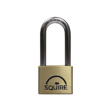 Squire HSQLN525 LN5/2.5 Lion Brass Padlock 5-Pin 50mm - 65mm Long Shackle