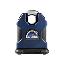 Squire HSQSS65CS SS65CS Stronghold Solid Steel Padlock 65mm Closed Shackle CEN6