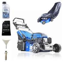 Hyundai 19 / 48cm / 480mm Self Propelled 139cc Petrol Roller Lawnmower And Extras