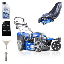 Hyundai 20'' / 51cm 196cc Zero Turn Self Propelled Electric Start Petrol Lawnmower with extras