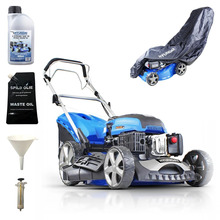 Hyundai 20 / 51cm 196cc Self Propelled Petrol Lawnmower And Extras
