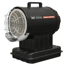 Sealey IR115 Infrared Space Warmer&reg; Kerosene/Diesel Heater 51,000Btu/hr