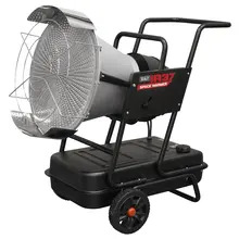 Sealey IR37 Space Warmer&reg; Infrared Kerosene/Diesel Heater with Wheels 136,500Btu/hr