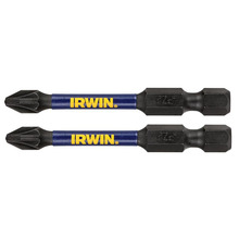 IRWIN&reg; IRWIW6061401 Impact Pro Performance Screwdriver Bits PZ2 57mm (Pack 2)