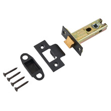 Eclipse 76 mm Heavy Duty Tubular Mortice Latch - Matt Black - J73274