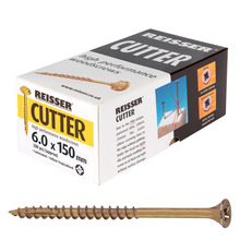 Reisser 8221S220601502 Cutter Yellow Countersunk Pozi Screws 6.0mm X 150mm (Box Of 200)