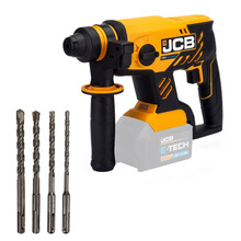 JCB 18V Brushless Battery SDS Plus Rotary Hammer Drill | 21-18BLRH-B, Bare Unit