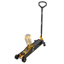 JCB Tools JCB 3 Tonne Hydraulic Long Trolley Jack, Heavy-duty, 525mm Max. Lift | JCB-T830028