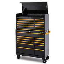 JCB Classic Design 42'' Roller Cabinet and Top Tool Chest Stack | JCBSTACK