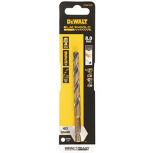 DeWalt 8.0MM BLACK AND GOLD HEX DRILL BIT