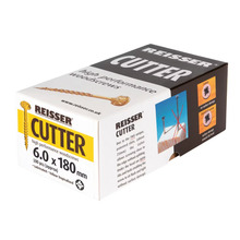 Reisser Cutter Yellow Countersunk Pozi Screws 6.0mm X 180mm (Box Of 200)