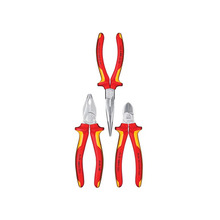00 20 12 Elektro VDE Pliers Set, 3 Piece