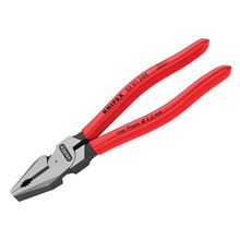 02 01 200 High Leverage Combination Pliers Plastic Coated Grip 200mm