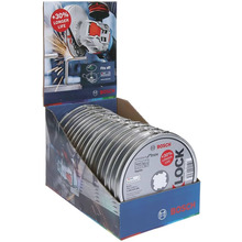 Bosch 2608619266 115mm x 1mm x 22.23mm X-LOCK Inox Metal Cutting Discs 10pk