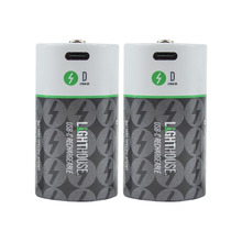 Lighthouse D USB-C Rechargeable Battery Li-ion Pack of 2