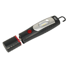 Sealey LED3602 Rechargeable 360� Inspection Light 4W & 3W SMD LED - Black