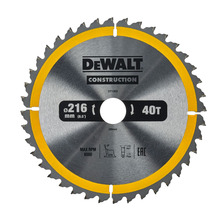 DeWalt Circ Saw Blade 216x30mm 40T