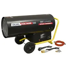 Sealey LP401 Dual Voltage Space Warmer&reg; Propane Heater 210,000-400,000Btu/hr