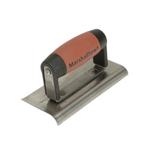 Marshalltown 176D Cement Edger Curved & Straight End DuraSoft&reg; Handle 6 x 3in