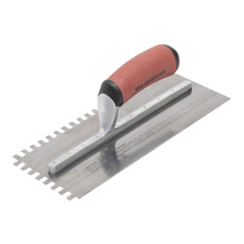 Marshalltown 10mm Stainless Steel Square Notched Trowel DuraSoft&reg; Handle