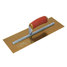 MPB165GSD Pre-Worn PermaShape® Finishing Gold S/S Trowel DuraSoft® 16 x 5in