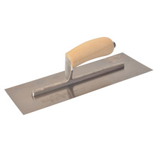 Marshalltown MXS13SS Plasterer's Finishing Trowel Stainless Steel Wooden Handle 13 x 5in